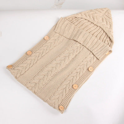 Knitted Baby Sleeping Bag - Soft and Cozy for Newborns - Shop Now - Totostore