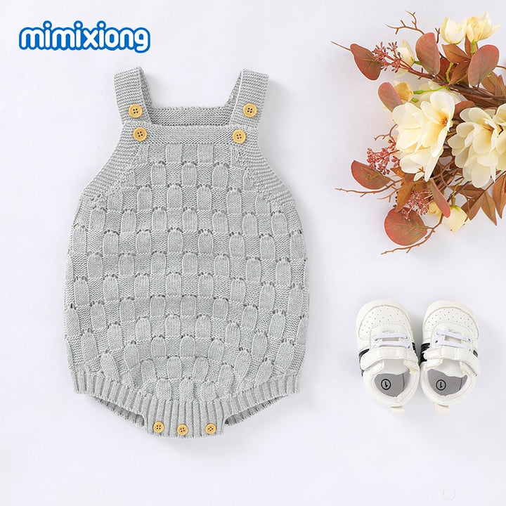 Newborn Solid Knit Bodysuits - Perfect for Baby Boys and Girls - Totostore