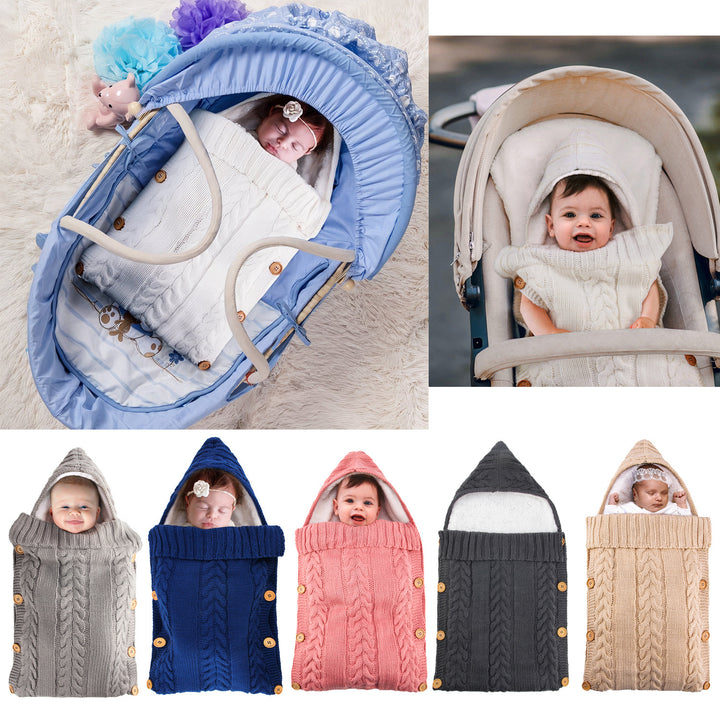 Plush Baby Stroller Sleeping Bag - Warm and Cozy for Sweet Dreams - Totostore