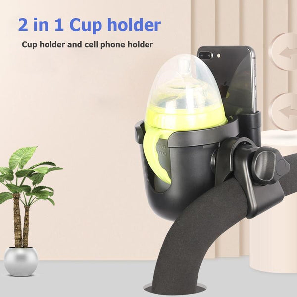 Convenient Stroller Accessory Cup Holder and Bottle Rack for Baby Tricycles and Bicycles - Totostore