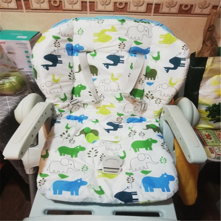 Chil d Highchair Cushion Pad Mat with Cotton Fabric Stroller Attachment - Totostore