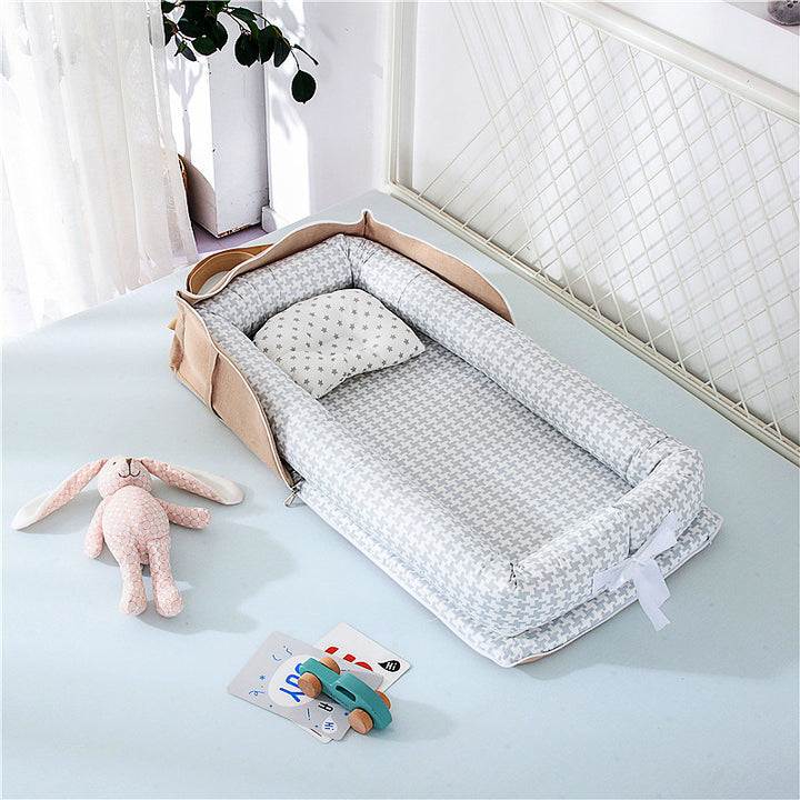 Portable Cotton Baby Bed for Travel - Lightweight and Easy to Assemble - Totostore