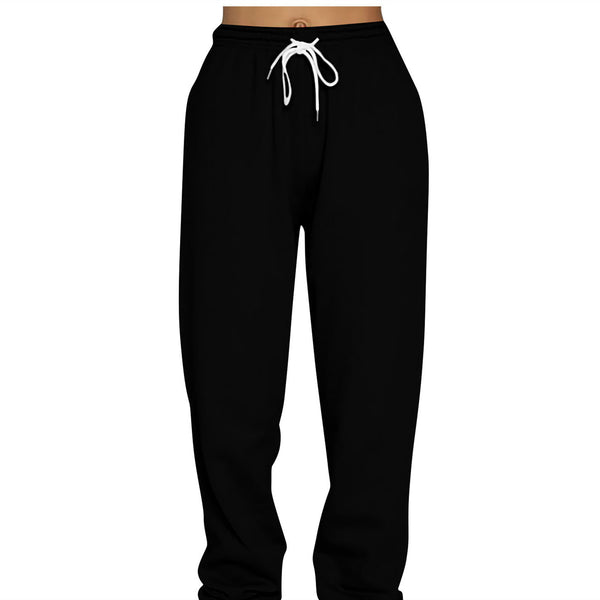 Womens Lace-Up Sports Trousers with Nipped Waist - Comfortable and Stylish