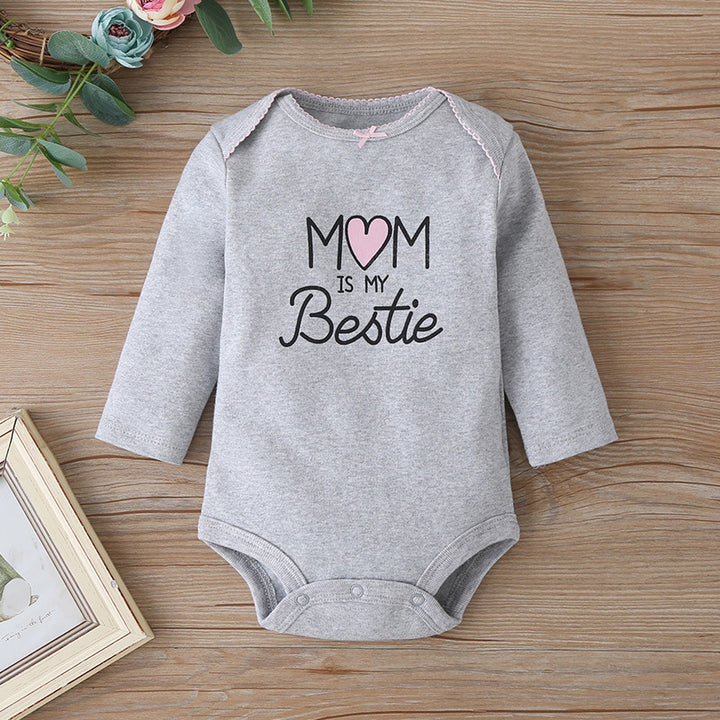 Adorable Long Sleeve Baby Bodysuit - Fashionable and Functional - Totostore