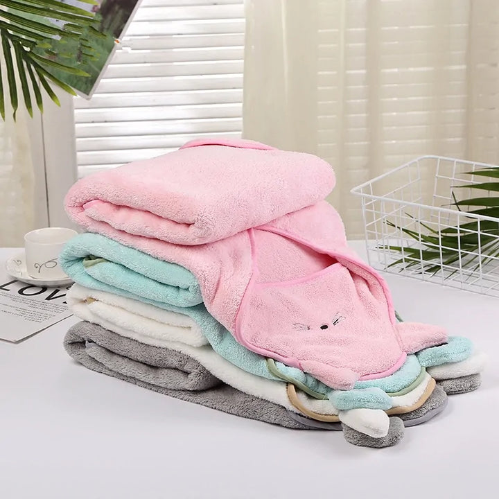 Baby Hooded Poncho Bath Towel - Totostore