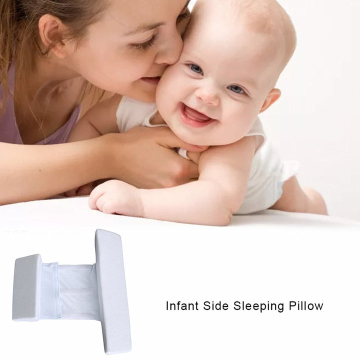 Comfortable Baby Side Sleeping Pillow with Washable Waist Support and Anti-Spitting Milk Feature - Totostore