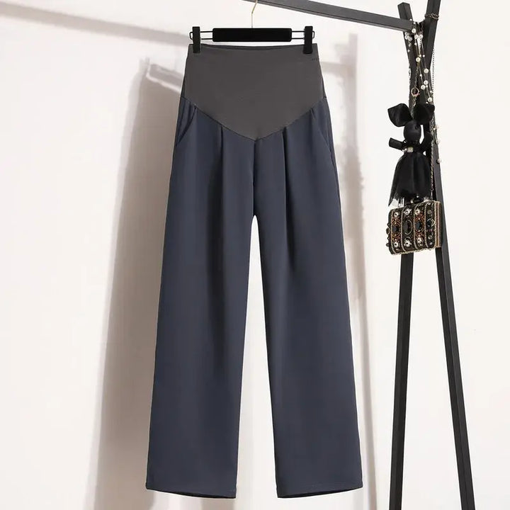 Stylish Comfortable Korean Maternity Office Pants for Expectant Mothers - Totostore