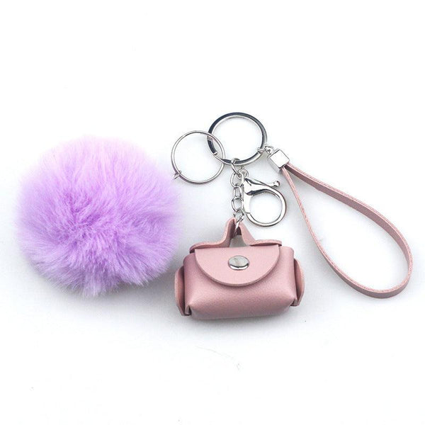 Creative Leather Bag Keychain - Fashion Ornaments for Stylish Accessorizing