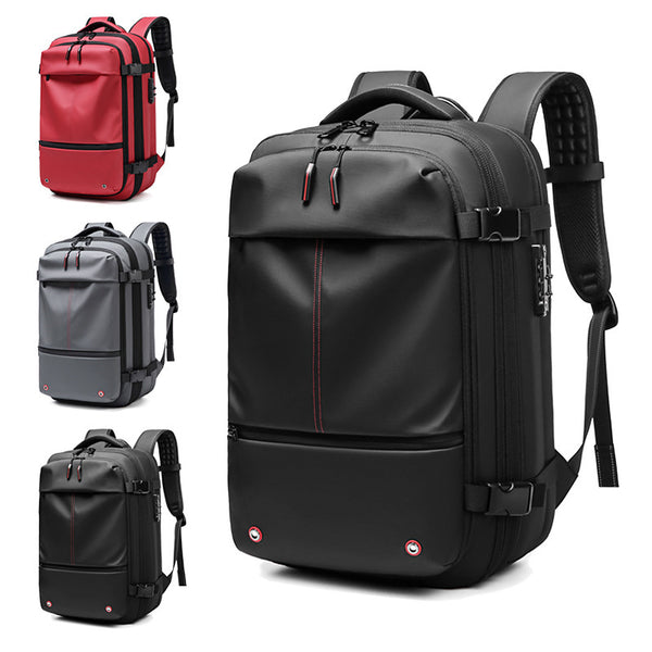 Large Capacity Mens Travel Backpack - Business and Multi-functional with Vacuum Compression Technology