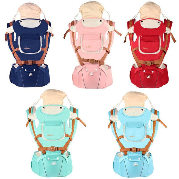 Breathable Multifunctional Baby Carrier  Ergonomic Slingshot Sling with Adjustable Belt for Newborn Travel  Mother Waist Back Stool