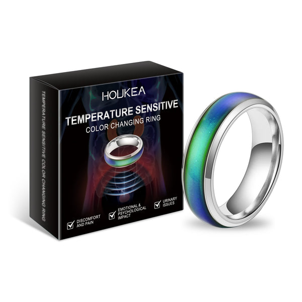 Temperature-Sensitive Color Changing Ring Unique Accessory for All Occasions