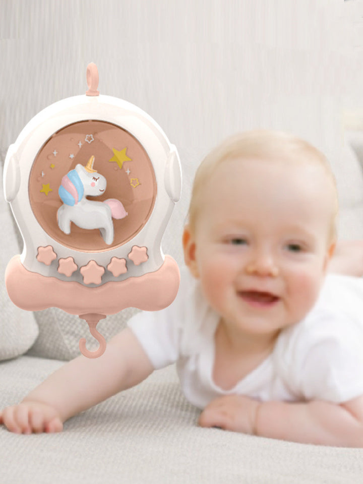 Rotating Rattle Baby Music Bed Bell Newborn Puzzle Bedside Toy Pendant - Totostore