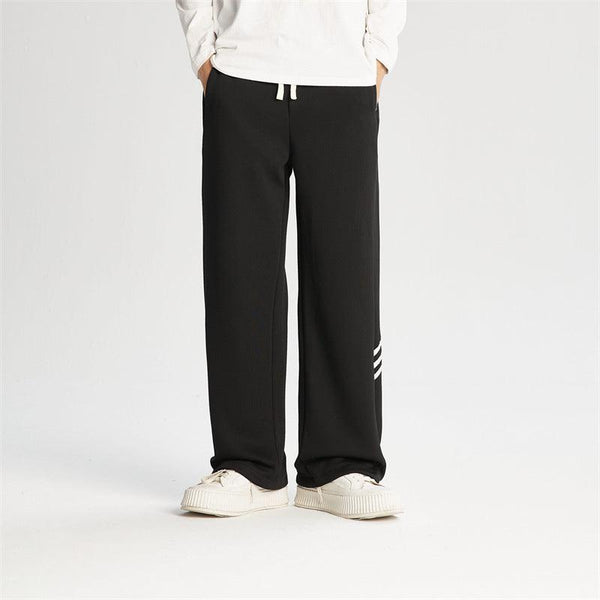 Fashion American Heavy Striped Sweatpants Men