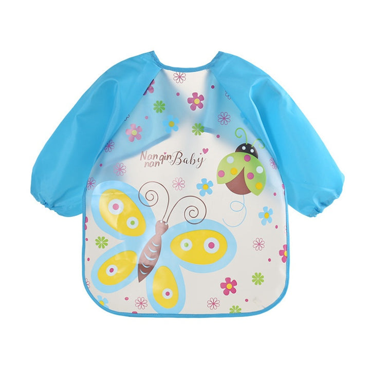 EVA food clothes baby clothes children's long-sleeved anti-dressing clothes baby bib bib - Totostore