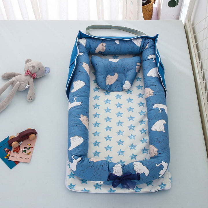 Portable Cotton Baby Bed for Travel - Lightweight and Easy to Assemble - Totostore