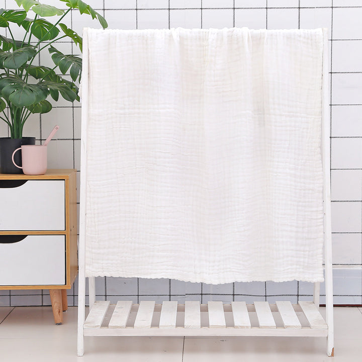 Six-Layer Seersucker Quilt Baby Bath Towel - Soft and Luxurious - Totostore