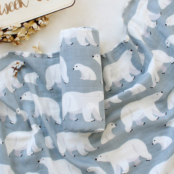 Organic Cotton Baby Swaddle Blanket - Soft and Natural for Your Little One