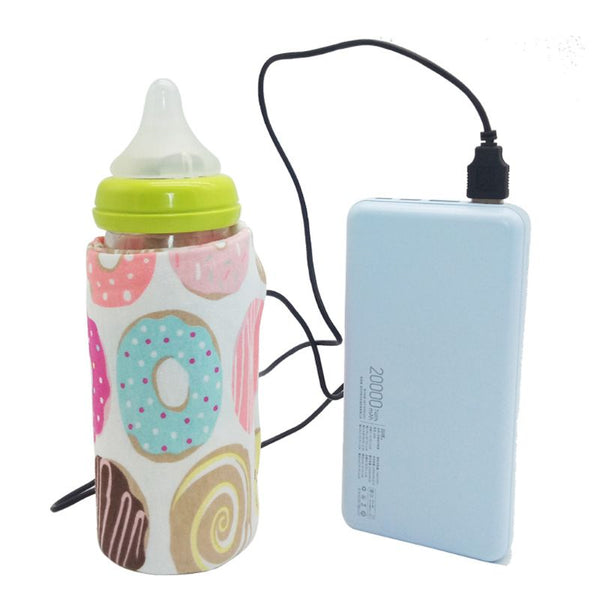 Portable USB Stroller Bottle Warmer and Insulated Bag for Baby Nursing - Milk and Water Heater - Totostore