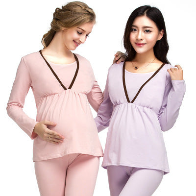 Maternity Nursing Pajama Set - Perfect for Winter Confinement and Lactation - Totostore