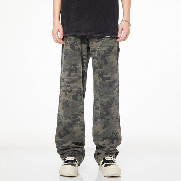 Mens Summer Camouflage Cargo Pants - American-inspired Design