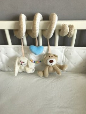 Baby Bed Hanging Toy for Improved Sleep and Development - Organic Lathe Design - Totostore