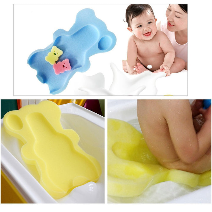 Cute Non-Slip Baby Bath Sponge Mat - Essential Mom Must-Have for Baby Care - Totostore