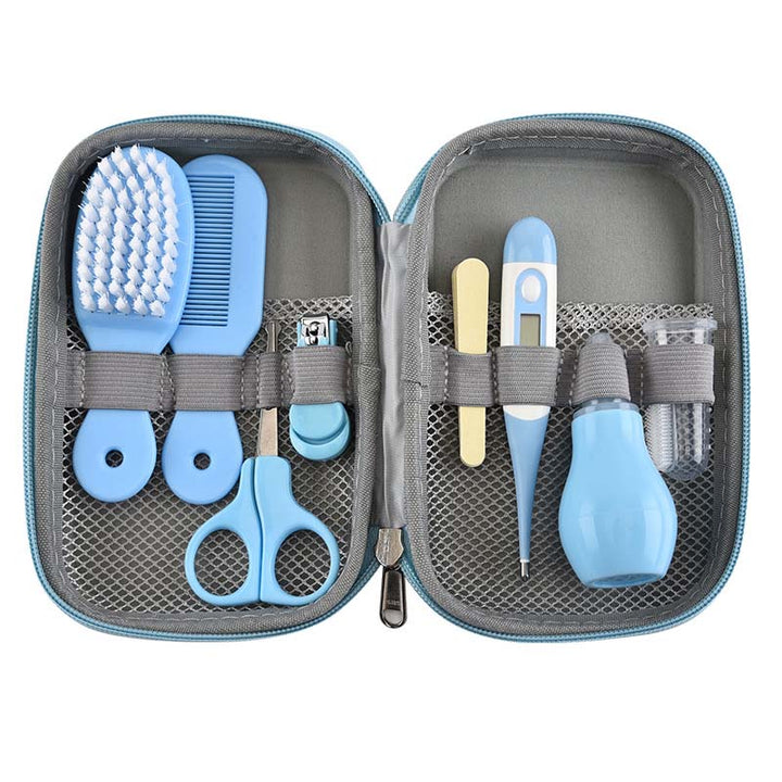 8pcs/set Baby Nail Scissors Clipper Portable Infant Child Healthcare Tools Sets Newborn Grooming Care Kits for Toddler Gift - Totostore