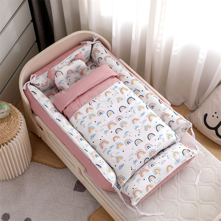 Baby Bed Bionic Nursing Bed - Removable and Washable for Easy Cleaning - Totostore