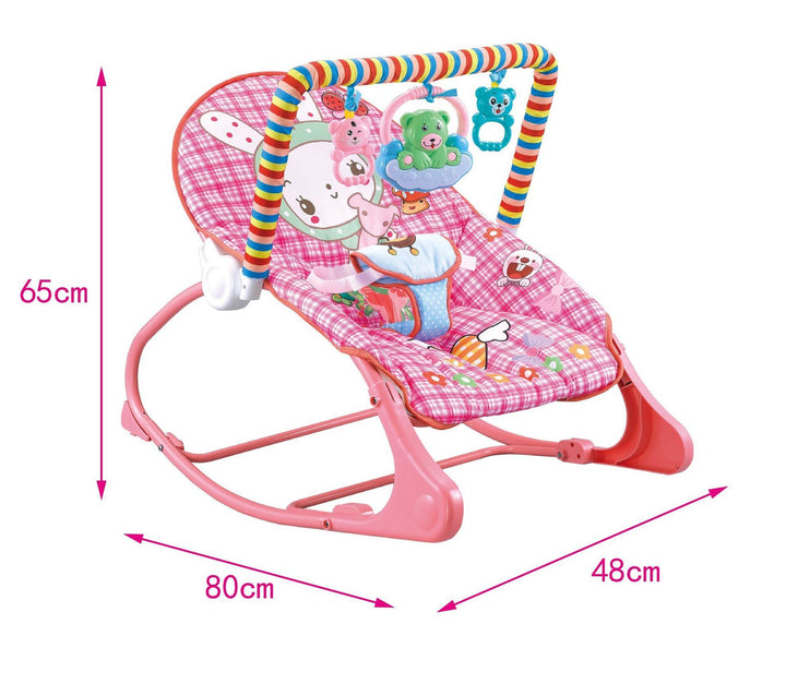 Portable Foldable Baby Rocking Chair with Mosquito Net - Cozy and Convenient - Totostore