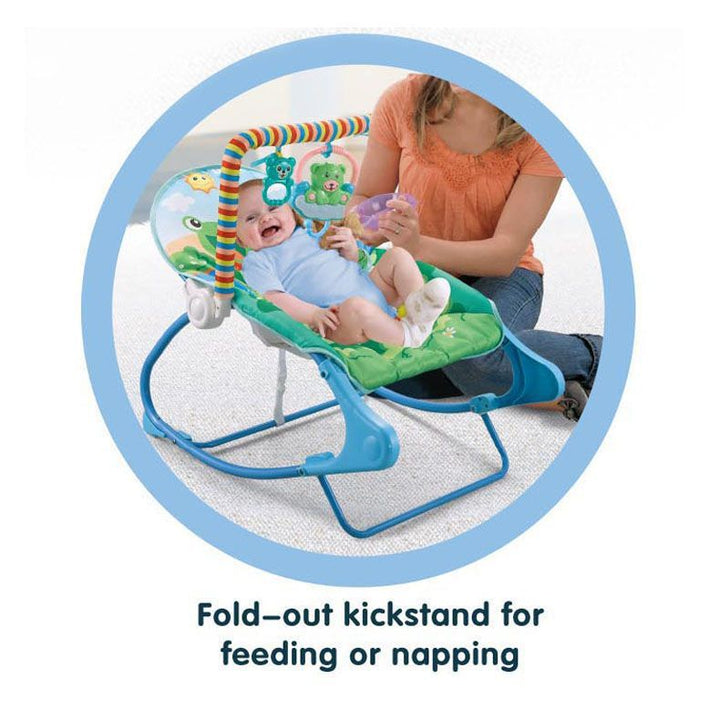 Portable Foldable Baby Rocking Chair with Mosquito Net - Cozy and Convenient - Totostore