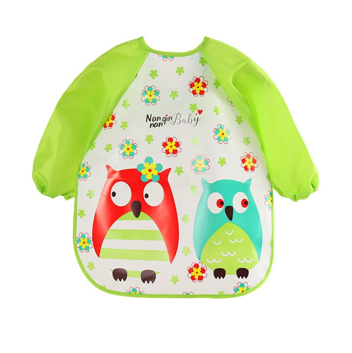 EVA food clothes baby clothes children's long-sleeved anti-dressing clothes baby bib bib - Totostore