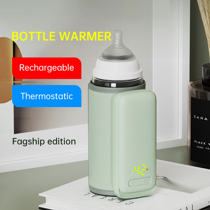 Portable USB Charging Bottle Warmer - Insulated Heating Bag for Milk and Water - Totostore