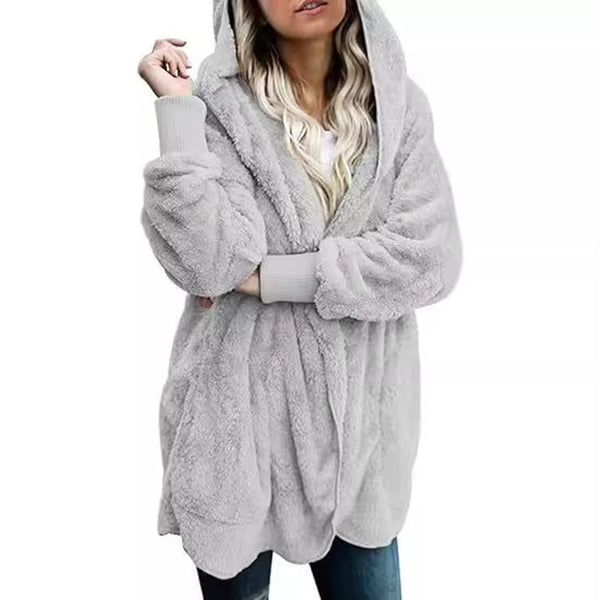 Thickened Plaid Coat for Women - Fashionable and Cozy