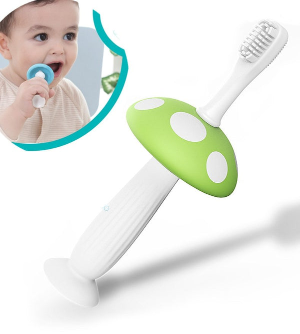 Baby Silicone Toothbrush for Teething and Training - Food Grade BPA Free Teethers for Children - Totostore