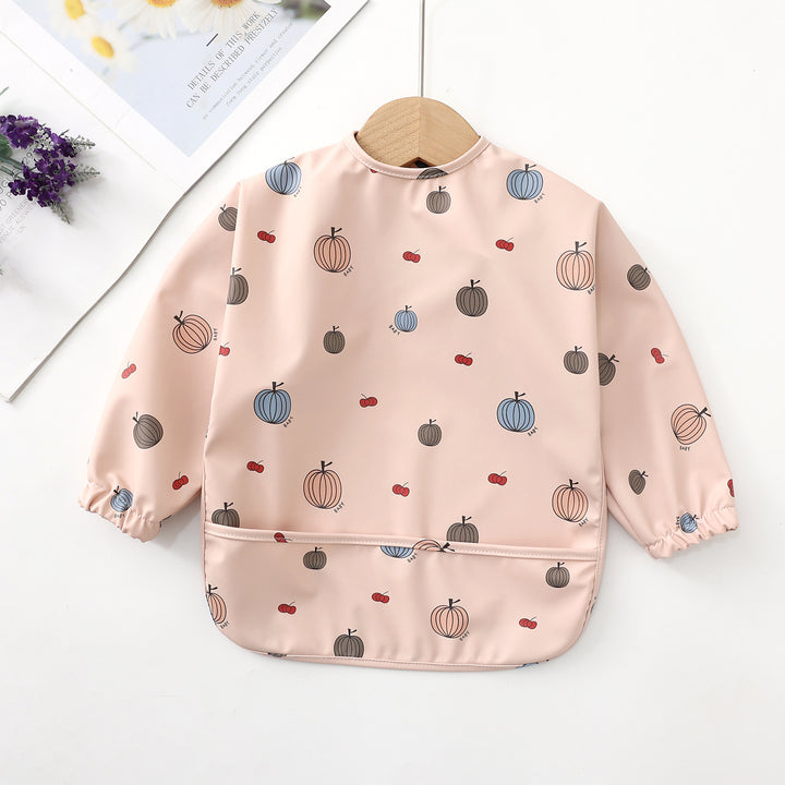 Eco-Friendly Reversible Dressing Bib for Kids - Playful Dot Pattern - Multiple Colors and Sizes - Totostore