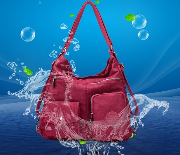 Designer Waterproof Nylon Crossbody Bag - Large Capacity Luxury Handbag for Women