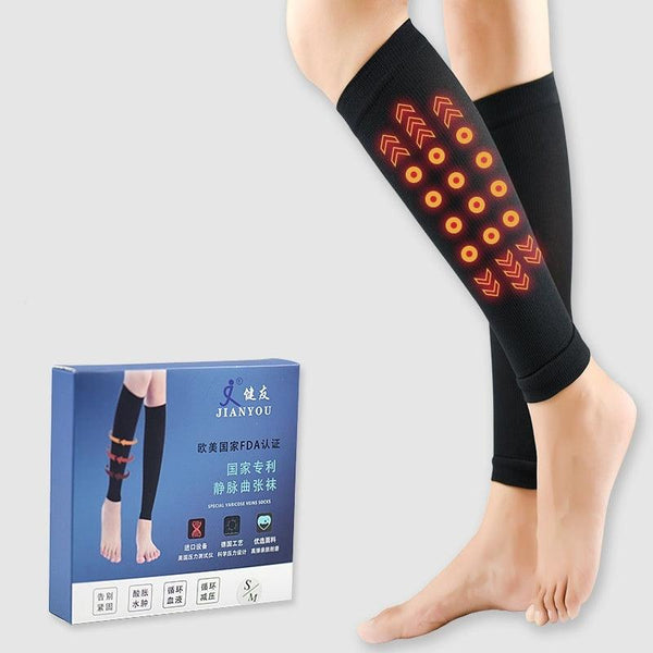 Compression Stockings Sports Calf Stretch Socks Skinny Leg Compression