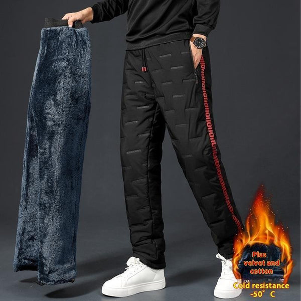 Stay Warm and Comfortable with Padded Fleece Sports Pants for Spring Autumn and Winter