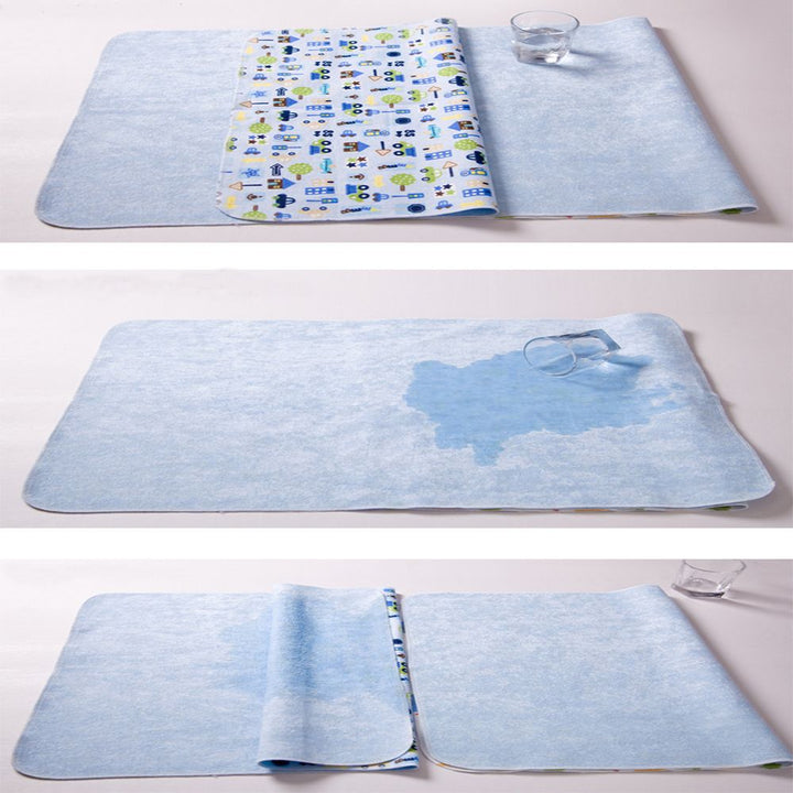 Waterproof 30x45cm Urine Pad for Babies - Soft Absorbent Cloth Diaper Changing Mat - Totostore