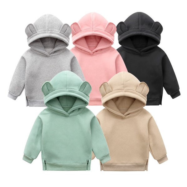 Cute Kids Hoodie - Orangemom WinterSpring Fleece Sweatshirt - Totostore