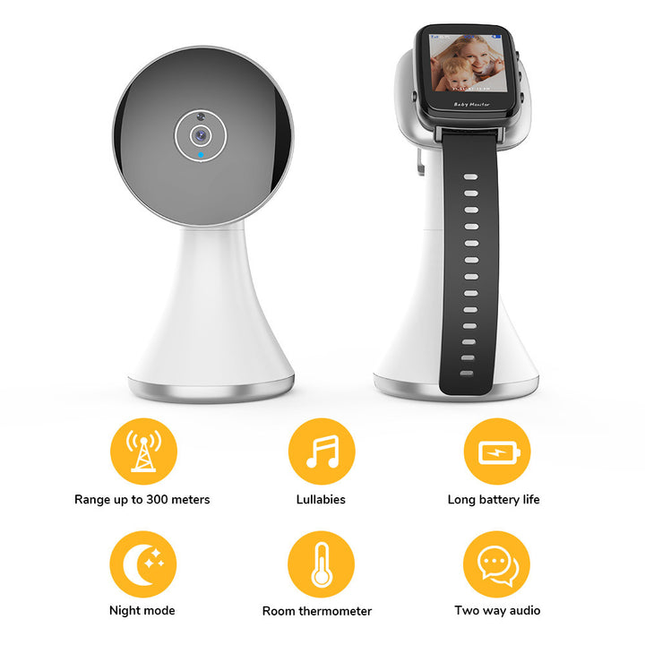 Baby Monitor Point-to-Point Monitoring Watch for Peace of Mind Max 255 Characters - Totostore