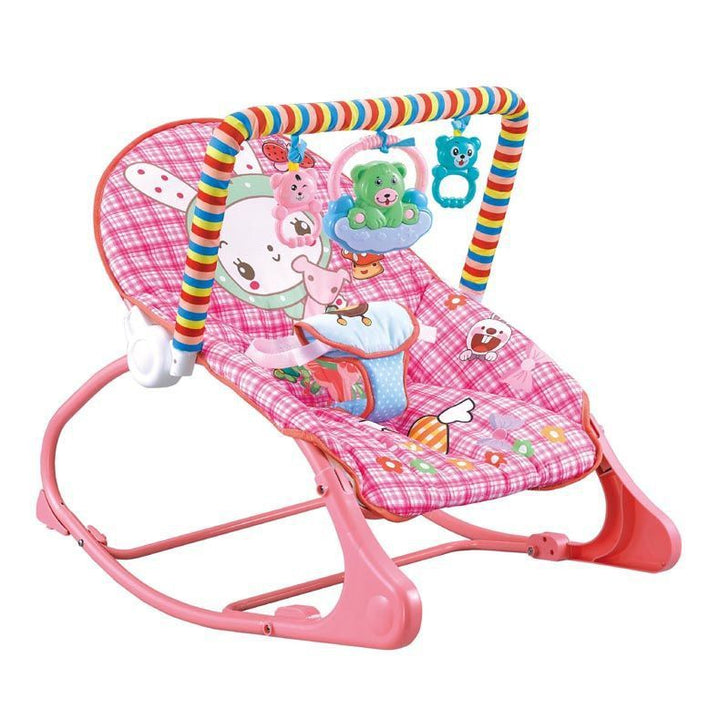 Portable Foldable Baby Rocking Chair with Mosquito Net - Cozy and Convenient - Totostore