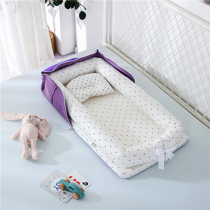 Portable Cotton Baby Bed for Travel - Lightweight and Easy to Assemble - Totostore