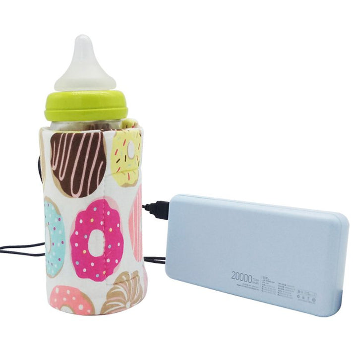 Portable USB Stroller Bottle Warmer and Insulated Bag for Baby Nursing - Milk and Water Heater - Totostore