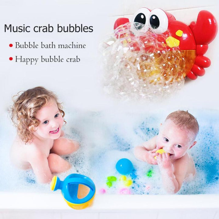 Crab Bubble Machine Automatic Bath Toy for Kids - Newborn Gift with Water and Bubbles - Totostore