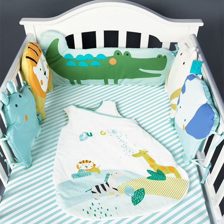 Monogram Baby Bumper Bed - The Perfect Cozy Crib Alternative - Totostore