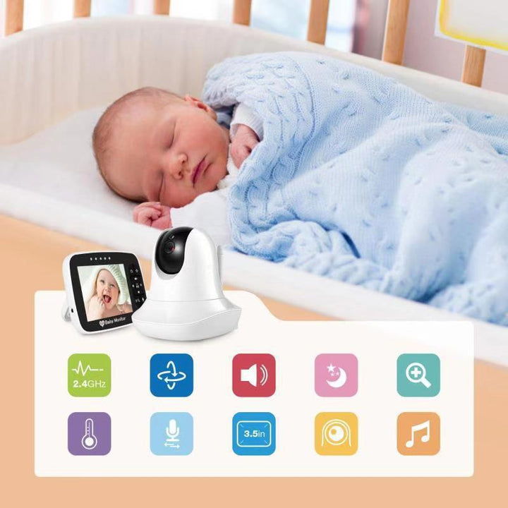 Night Vision Baby Monitor with Temperature Display - Keep an Eye on Your Little One with Ease - Totostore