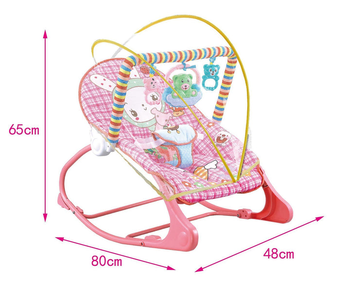 Portable Foldable Baby Rocking Chair with Mosquito Net - Cozy and Convenient - Totostore