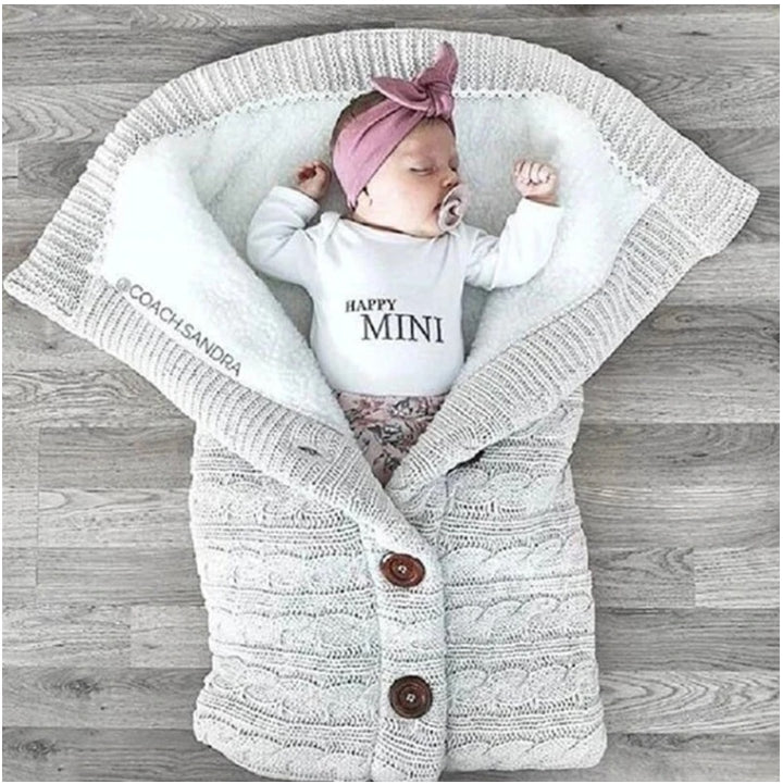 Baby Thickened Plus Velvet Warm Sleeping Bag - Perfect for Cozy Nights - Totostore