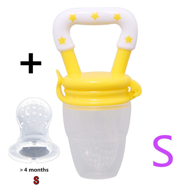 Safe and Fresh Baby Pacifier Feeder for Nibbling Fresh Food - Nipple Teat Bottles Ideal for Kids - Baby Supplies - Totostore